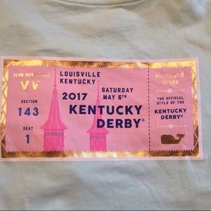 Vineyard vines medium Kentucky derby 2017 tshirt